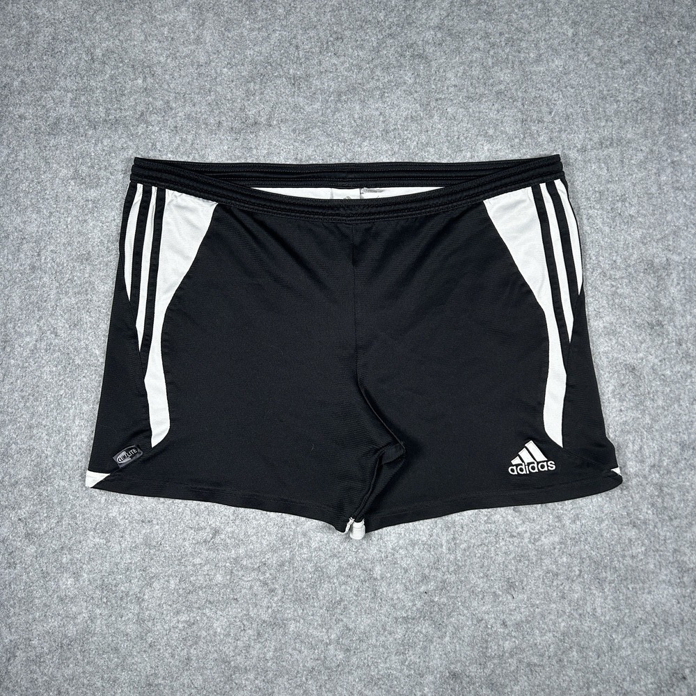 Vintage adidas Shorts Men's size Medium Black climalite Track Running 4"‎ Inseam
